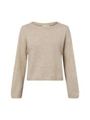 Msch Copenhagen sweter z dzianiny z zawartością alpaki - MSCHKellsey Algeria Kobiety brązowy, M/L. Brązowe swetry klasyczne damskie MSCH Copenhagen, l, z dzianiny, bez kołnierzyka. Za 329.95 zł.
