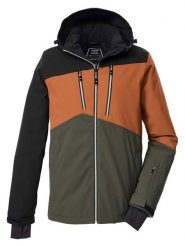 Killtec Kurtka narciarska w kolorze oliwkowo-pomarańczowym rozmiar: L. Brązowe kurtki narciarskie i snowboardowe damskie KILLTEC, l, bez wzorów, bez kaptura. Za 359.32 zł.