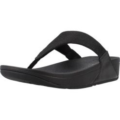 Sandały FITFLOP FZ7 090 W Czarny. Czarne sandały damskie Flip Flop, bez wzorów, z syntetyku, bez obcasa. W wyprzedaży za 269.05 zł.