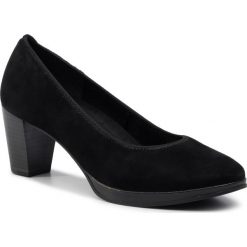 Półbuty MARCO TOZZI - 2-22401-23 Black 001. Czarne półbuty damskie Marco Tozzi, bez wzorów, z materiału, bez obcasa, na obcasie. Za 249.00 zł.