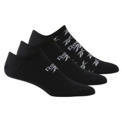 Skarpety stopki męskie sportowe Reebok CLFO INVISIBLE SOCK 3P. Białe skarpetki męskie Reebok, bez wzorów, z bawełny. Za 44.00 zł.