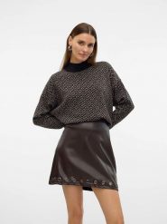 Vero Moda Sweter w kolorze czarnym rozmiar: S. Czarne golfy damskie Vero Moda, s, bez wzorów, bez ramiączek. Za 140.53 zł.