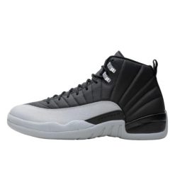 Buty do chodzenia dla dorosłych Air Jordan 12 Retro Black Wolf Grey. Czarne buty wizytowe męskie Jordan, ze skóry, bez zapięcia. Za 2,235.36 zł.