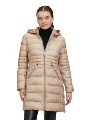 Betty Barclay Płaszcz pikowany w kolorze beżowym rozmiar: 42. Brązowe płaszcze damskie Betty Barclay, bez wzorów. Za 152.98 zł.