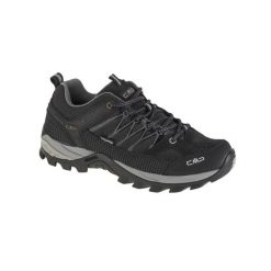 Buty trekkingowe męskie CMP Rigel Low Wp. Czarne buty trekkingowe męskie CMP, z gumy, bez zapięcia, trekkingowe. Za 349.99 zł.