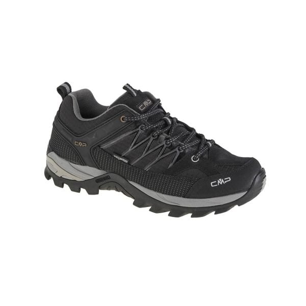 Buty trekkingowe męskie CMP Rigel Low Wp. Czarne buty trekkingowe męskie CMP, z gumy, bez zapięcia, trekkingowe. Za 349.99 zł.