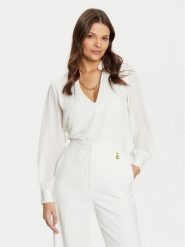 Marciano Guess Bluzka 5RGH05 7142A Biały Regular Fit. Białe topy sportowe damskie Marciano Guess, z aplikacjami, z syntetyku, bez ramiączek. Za 329.99 zł.