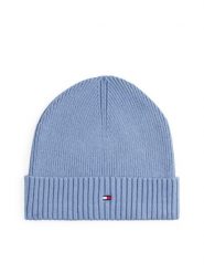 Tommy Hilfiger Męska czapka z dzianiny Mężczyźni Bawełna niebieski jednolity, ONE SIZE. Niebieskie czapki męskie Tommy Hilfiger, na zimę, bez wzorów, z bawełny, eleganckie. Za 189.95 zł.