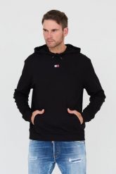 TOMMY JEANS Czarna męska bluza z kapturem, Rozmiar XL. Czarne bluzy z kapturem męskie Tommy Jeans, l, z jeansu. W wyprzedaży za 207.99 zł.
