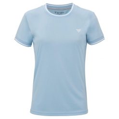 Damska koszulka tenisowa Tecnifibre Team Tech Tee. Niebieskie t-shirty damskie TECNIFIBRE, bez wzorów, bez kołnierzyka. Za 179.99 zł.