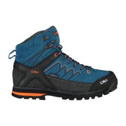 Buty trekkingowe CMP Moon waterprof. Niebieskie buty trekkingowe męskie CMP, z gumy, bez zapięcia, trekkingowe. Za 439.99 zł.