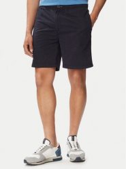 Napapijri Szorty sportowe N-Hyperion NP0A4G5E Czarny Relaxed Fit. Czarne szorty męskie Napapijri, bez wzorów, z bawełny, sportowe. Za 399.99 zł.