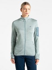 Dare 2b Kurtka polarowa "Torrek" w kolorze jasnozielonym rozmiar: 42. Zielone kurtki damskie Dare 2b, bez wzorów, z polaru, bez kaptura. Za 100.99 zł.