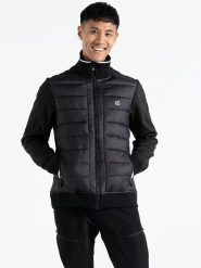 Dare 2b Kurtka hybrydowa "Frost" w kolorze czarnym rozmiar: M. Czarne kurtki outdoor męskie Dare 2b, m, bez wzorów, z poliamidu, bez kaptura. Za 244.22 zł.