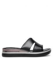 Lasocki Klapki WI23-MINT-02 Czarny. Czarne klapki damskie Lasocki, bez wzorów, ze skóry, bez obcasa. Za 159.99 zł.