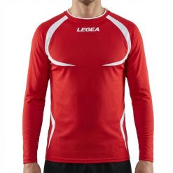 Męska Koszulka Biegowa Taipei ML Kluczowe Cechy Czerwony-Biały. Białe t-shirty sportowe męskie Legea, m, z bawełny, bez ramiączek, do biegania. Za 48.00 zł.