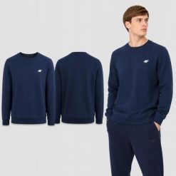 BLUZA MĘSKA DRESOWA 4F BEZ KAPTURA NIEROZPINANA L M2549 KOLOR NIEBIESKI. Niebieskie bluzy sportowe męskie 4f, bez wzorów, z bawełny, klasyczne, bez kołnierzyka, bez ramiączek. Za 95.95 zł.