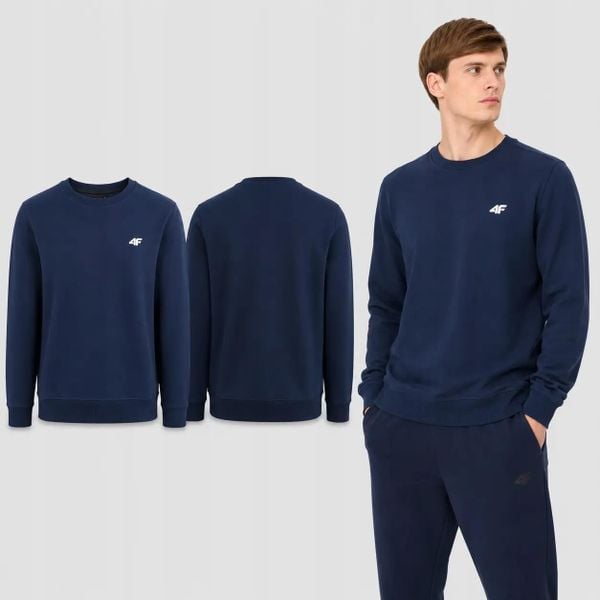 BLUZA MĘSKA DRESOWA 4F BEZ KAPTURA NIEROZPINANA L M2549 KOLOR NIEBIESKI. Niebieskie bluzy sportowe męskie 4f, bez wzorów, z bawełny, klasyczne, bez kołnierzyka, bez ramiączek. Za 95.95 zł.