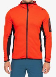 Bluza trekkingowa CMP Mirevo Jacket. Brązowe bluzy z kapturem męskie CMP, m, z elastanu. Za 384.99 zł.