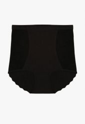 Czarna Bezszwowa Bielizna modelująca Majtki High Waist Falawena. Czarna bielizna wyszczuplająca Renee. Za 4.99 zł.