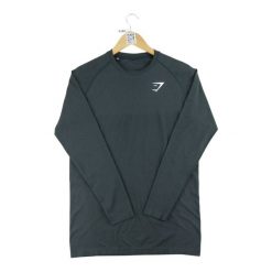 Second life - T-shirt męski Gymshark na siłownię czarny - Jak nowy. Czarne t-shirty męskie Gymshark, l, bez wzorów, z materiału, bez kołnierzyka. Za 106.46 zł.