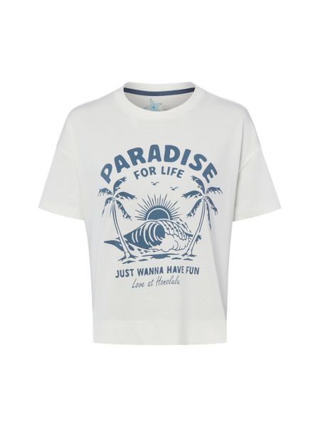 Marie Lund Koszulka - Paradise Kobiety Bawełna (100%) biały, L. Białe t-shirty damskie Marie Lund, l, bez wzorów, z bawełny, bez kołnierzyka. Za 119.95 zł.