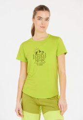 Koszulka damska Whistler Tergo. Zielone t-shirty damskie WHISTLER, bez wzorów, z elastanu, bez kołnierzyka. Za 66.99 zł.