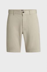 Szorty BOSS Chino-slim-Shorts jasny beż (50536723-271). Brązowe szorty męskie Boss, bez wzorów, sportowe. Za 299.00 zł.