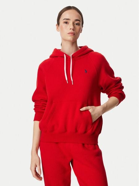 Polo Ralph Lauren Bluza 211971698510 Czerwony Regular Fit. Czerwone bluzy bez kaptura damskie Polo Ralph Lauren, xl, z bawełny. Za 859.99 zł.
