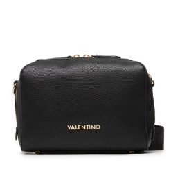 Torebka Valentino. Czarne listonoszki damskie Valentino, bez wzorów, bez dodatków. Za 319.99 zł.