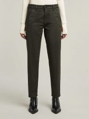 G-Star Spodnie chino "Kate" - Boyfriend fit - w kolorze szarym rozmiar: W28. Szare spodnie materiałowe damskie G-Star, bez wzorów, retro. Za 167.28 zł.
