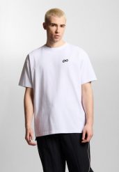 Koszulka sportowa męska Prosto Big log Infinity z krótkim rękawem. Białe t-shirty sportowe męskie Prosto., l, z bawełny, bez ramiączek. Za 144.99 zł.
