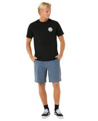 Spodenki Rip Curl - BOARDWALK CORD WIZ - WASHED NAVY. Niebieskie kąpielówki męskie Rip Curl, m, bez wzorów, z bawełny. Za 300.00 zł.