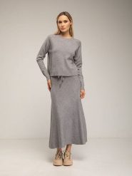 Tantra Spódnica w kolorze szarym rozmiar: onesize. Szare spódniczki damskie Tantra, bez wzorów, maxi. Za 165.99 zł.