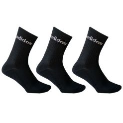 SKARPETY SPORTOWE Adidas DŁUGIE TENIS 3 PARY. Skarpetki damskie Adidas, bez wzorów, z bawełny. W wyprzedaży za 39.99 zł.