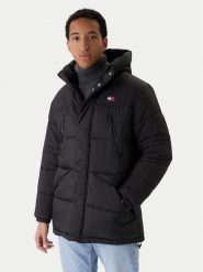 Tommy Jeans Kurtka zimowa DM0DM22249 Czarny Relaxed Fit. Czarne kurtki męskie Tommy Jeans, na zimę, l, bez wzorów, z jeansu, bez kaptura. Za 779.99 zł.