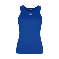 Damski tank top Head Easy Court. Niebieskie topy damskie HEAD, bez wzorów, z materiału, bez kołnierzyka. Za 154.50 zł.
