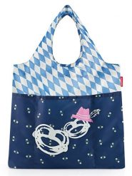 Reisenthel Torba ze wzorem na zakupy - 42,5 x 60 x 7 cm rozmiar: onesize. Niebieskie shopper bag damskie Reisenthel, bez wzorów, z materiału, bez dodatków. Za 19.63 zł.