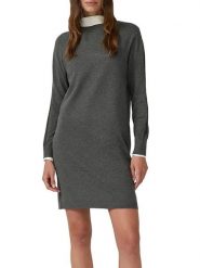 S.Oliver Sukienka w kolorze szarym rozmiar: 40. Szare sukienki damskie S.Oliver, na co dzień, s, bez wzorów, bez kołnierzyka, bez ramiączek, mini, proste. Za 104.99 zł.