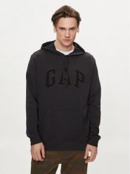 Gap Bluza 868453-04 Czarny Regular Fit. Czarne bluzy bez kaptura męskie GAP, m, z bawełny. Za 199.99 zł.