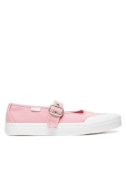 Vans Baleriny VN000CRRD3X1 Różowy. Czerwone baleriny damskie Vans, bez wzorów, z materiału, bez obcasa. Za 199.99 zł.