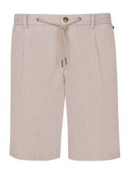 Bugatti Szorty materiałowe 1949-76419C D Écru Regular Fit. Szorty męskie Bugatti, bez wzorów, z bawełny. Za 349.99 zł.