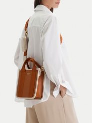 MEXX Torebka EO-MEXX-L-016-09 Brązowy. Brązowe torebki klasyczne damskie Mexx, bez wzorów, z materiału, bez dodatków. Za 249.99 zł.