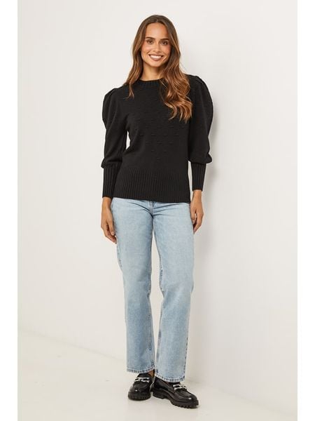 Soft Cashmere Sweter w kolorze czarnym rozmiar: 38/40. Czarne swetry klasyczne damskie Soft Cashmere, z kaszmiru, bez kołnierzyka. Za 195.77 zł.