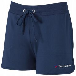 Spodenki tenisowe damskie Tecnifibre Lady Short. Niebieskie szorty damskie TECNIFIBRE, bez wzorów, z materiału, marine. Za 99.00 zł.