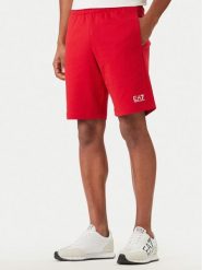 EA7 Emporio Armani Szorty sportowe 8NPS65 PJVRZ U5072 Czerwony Regular Fit. Czerwone szorty męskie EA7 Emporio Armani, m, z bawełny. Za 359.99 zł.