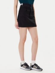 Adidas Spódnica jeansowa Firebird Utility JX7593 Czarny Regular Fit. Czarne spódniczki damskie Adidas, bez wzorów, z bawełny. Za 269.99 zł.