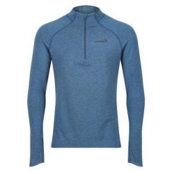 Bluza z zamkiem męska Inov-8 Train Elite Mid LSZ. Niebieskie bluzy bez kaptura męskie Inov-8, m. Za 135.99 zł.