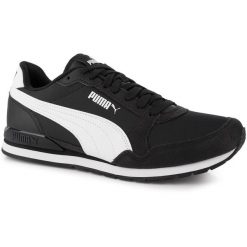 Buty sportowe męskie sneakersy czarne PUMA ST RUNNER V3 NL 384857-01. Białe buty sportowe na co dzień męskie Puma, bez zapięcia. Za 199.00 zł.