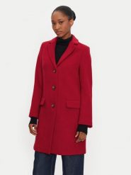 United Colors Of Benetton Płaszcz wełniany 2U62DN062 Czerwony Regular Fit. Czerwone płaszcze damskie United Colors Of Benetton, na zimę, bez wzorów, z syntetyku. Za 669.99 zł.